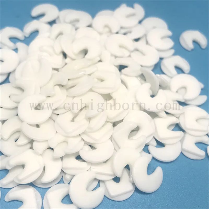 Industrial personnalisé 99% Al2O3 Textile Céramique Pièces d'usure Résistance Alumine