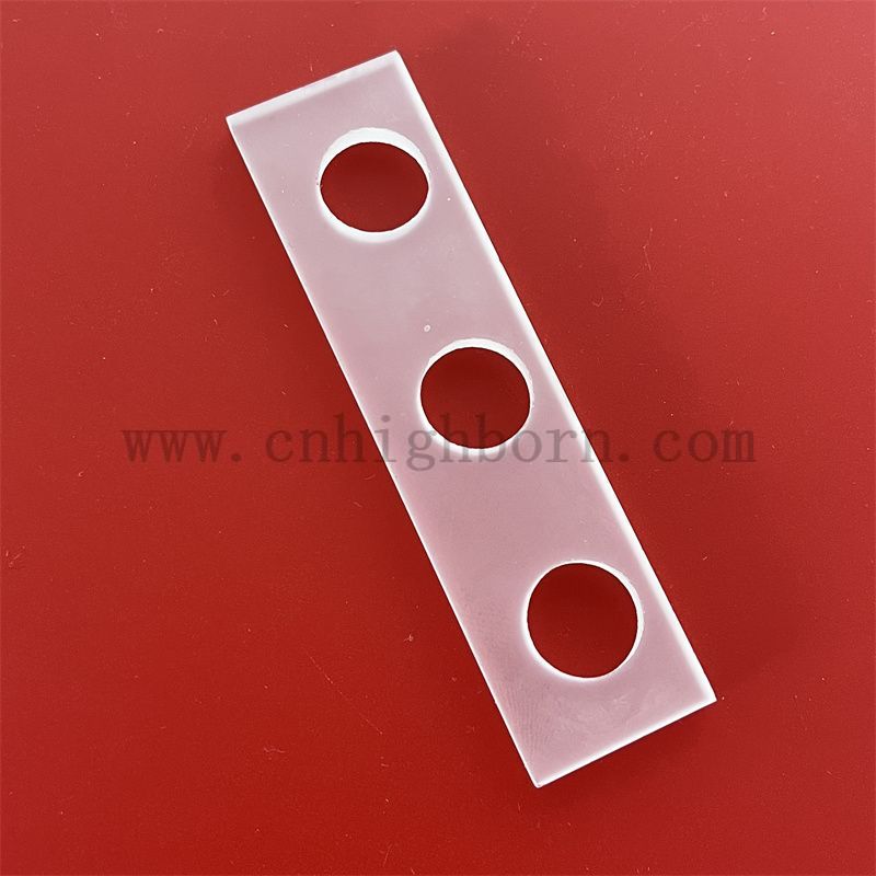 Rectangle de quartz givré rectangle de chaleur