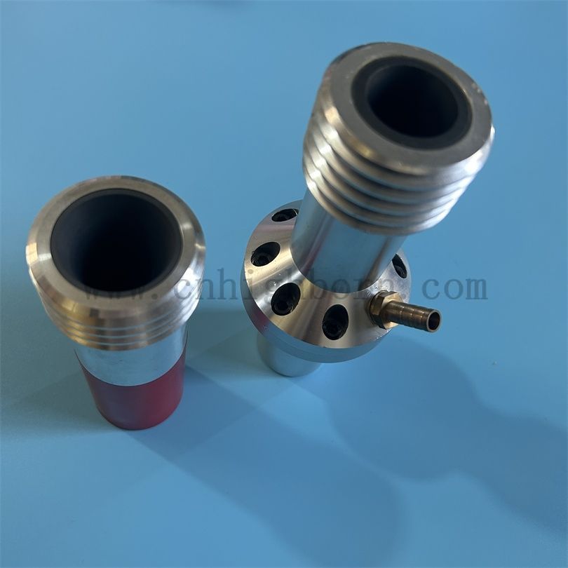 Buse de buse entières Buzle en céramique en carbure de silicium avec fermeture en métal 