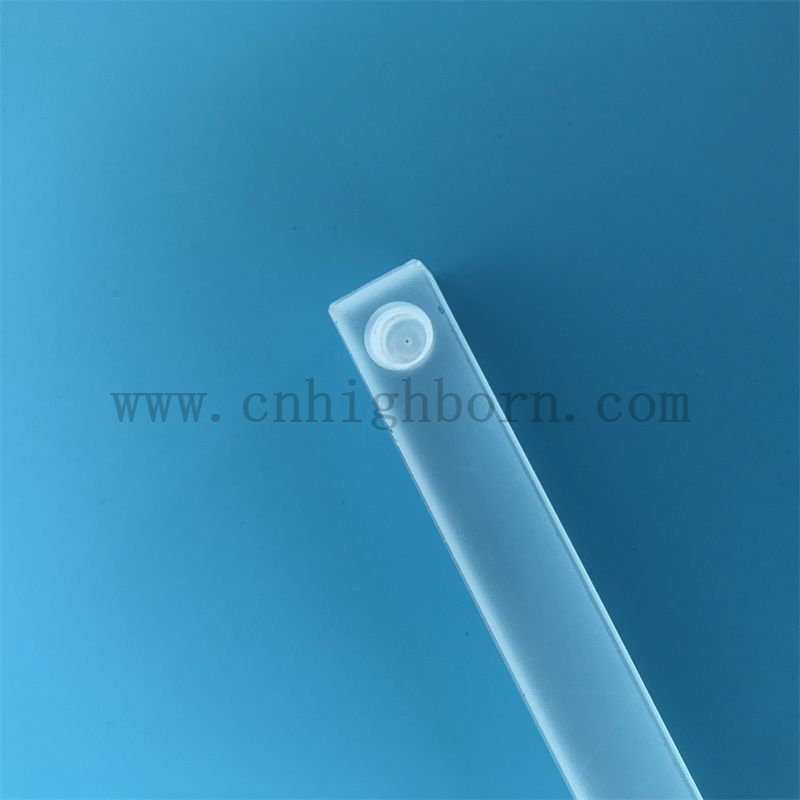 tige de quartz translucide 