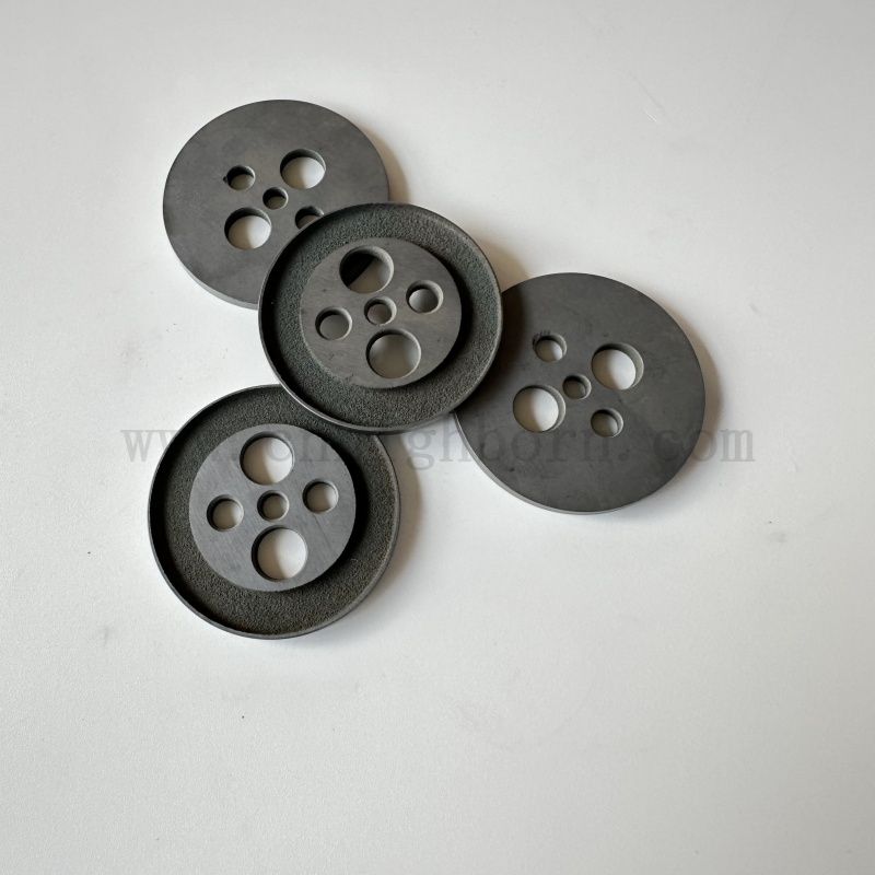  Feuille ronde en carbure de silicium en céramique SIC avec résistance à l'usure élevée