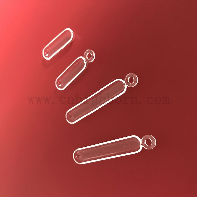  Résistance à la chaleur personnalisée transparent transparent en verre de quartz de silice fusionnée