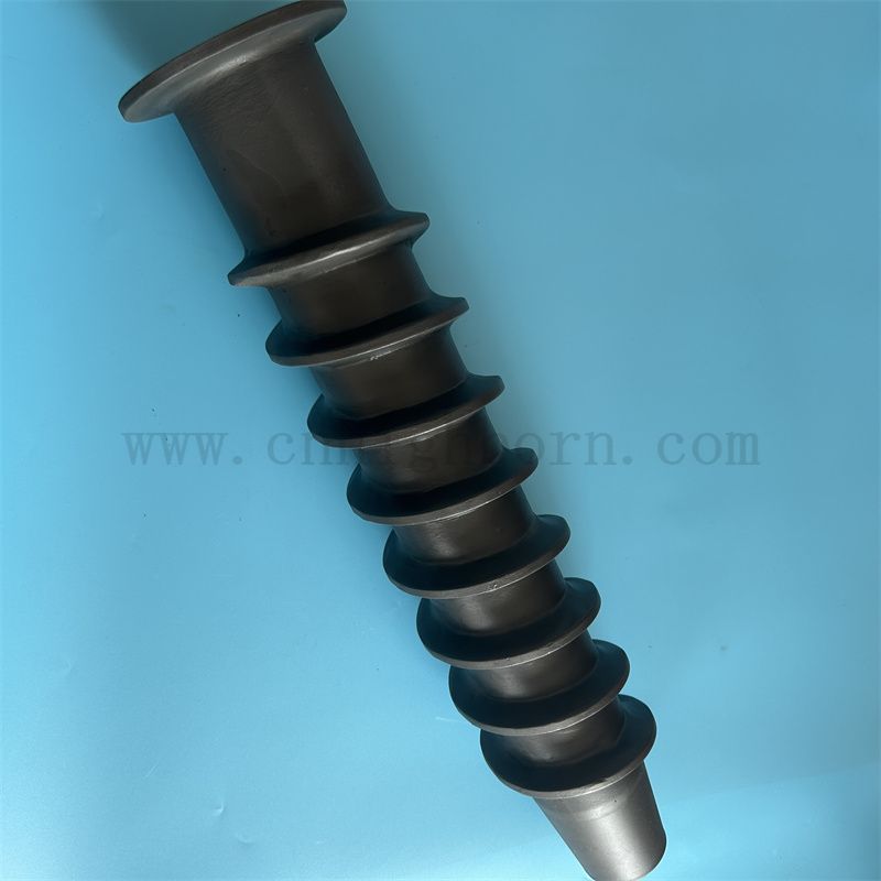 Résistance à la corrosion RBSIC Céramique Fileted Tube Sisic Silicon en carbure de carbure