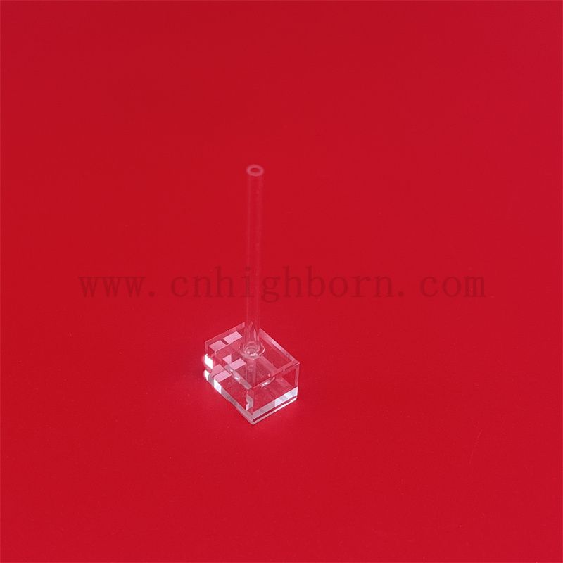 Polishing Polishing Clear Borosilicate Optical Glass Cell Cell Atomic Vapor Quartz Cuvette