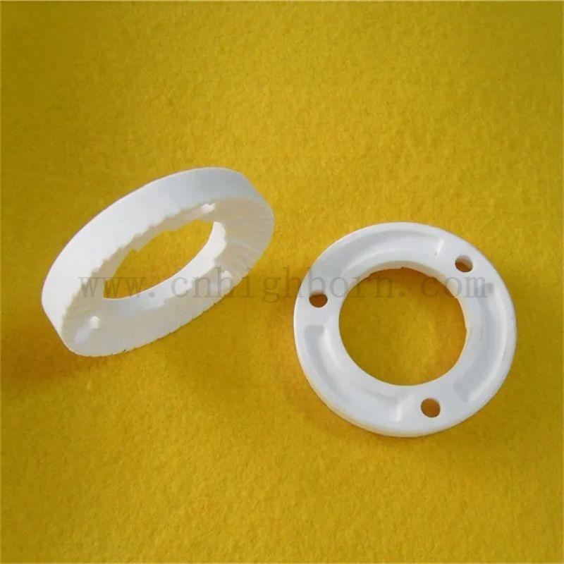 Personnalisé 99% AL2O3 Cerramic Friction Ring Grinder Part Alumina Coffee Burr