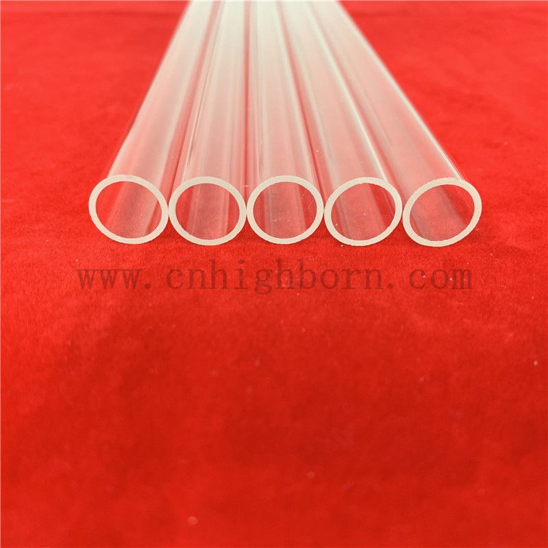 tube de quartz transparent 