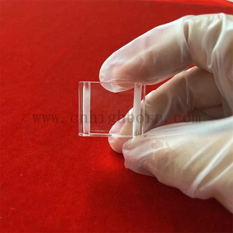  feuille de verre de quartz polie