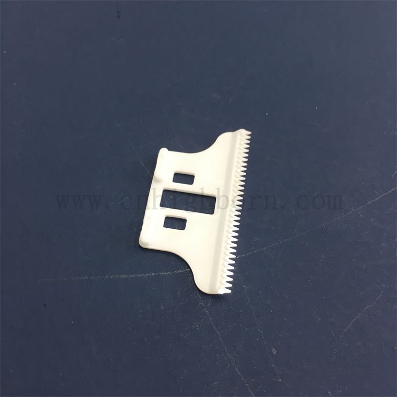 Résistance à l'usure Zirconi la lame céramique zro2 partie pour l'utilisation de la coupe de cheveux