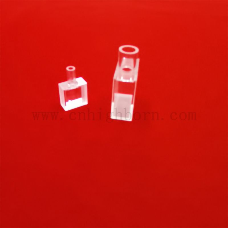 Résistance à la corrosion de logiciels micro-réaction Cuvette en verre de quartz UV transparent