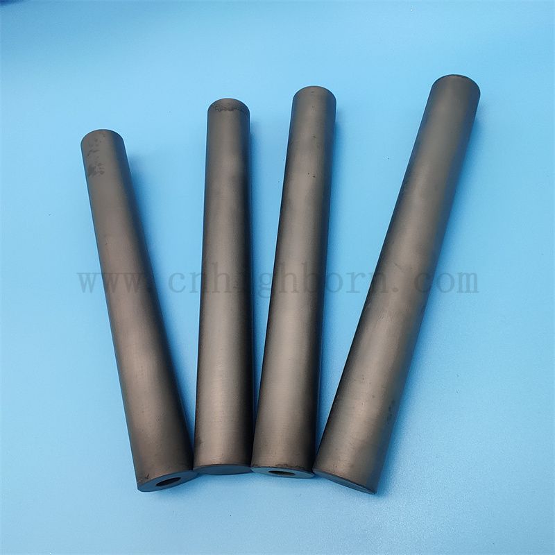 Usure de résistance SIC Pipe de silicium en carbure de carbure de carbure 