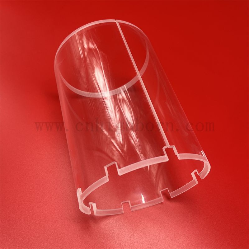 tube de silice transparente