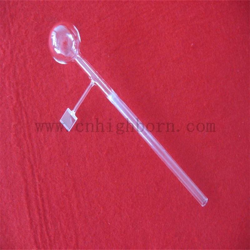 Couche de quartz de laboratoire 2 côtés Cuvette en verre transparent pour le spectrophotomètre