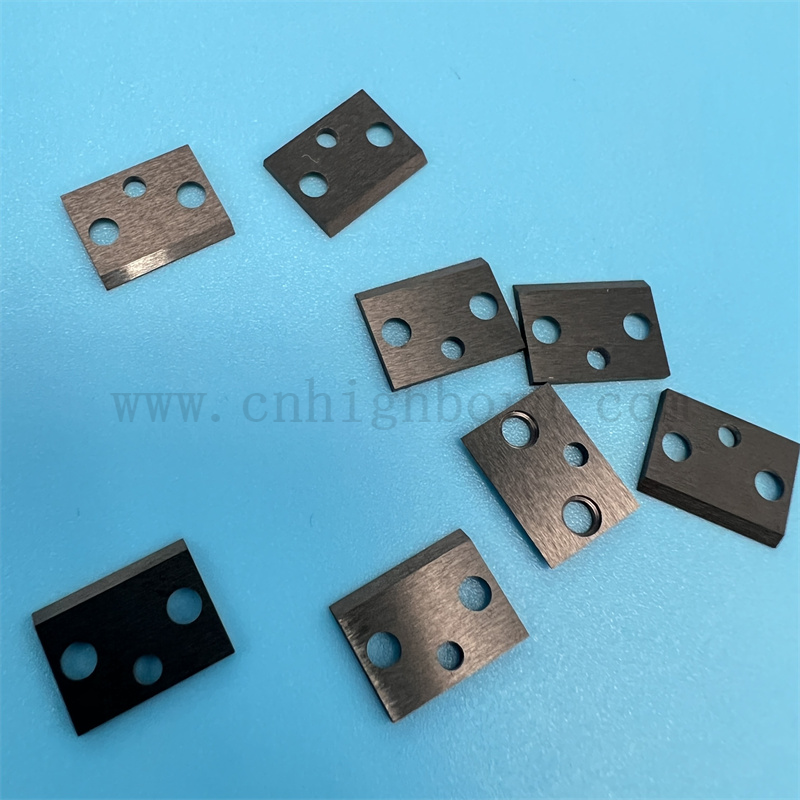 Haute dureté noire zircone assiette en céramique avec trous