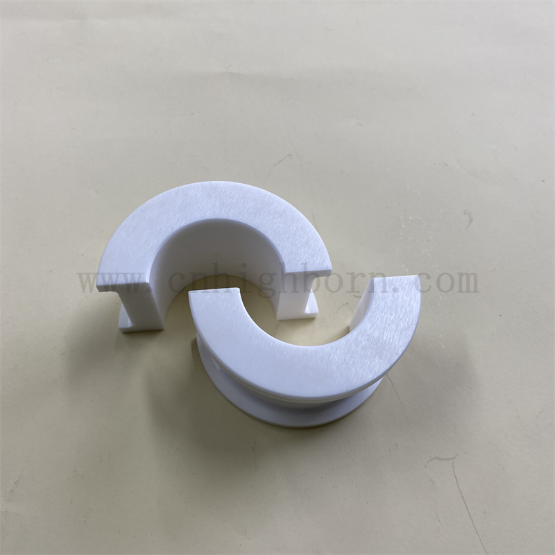  Faible conductivité thermique Half YSZ Zro2 Tube Zirconia Ceramic Bush 