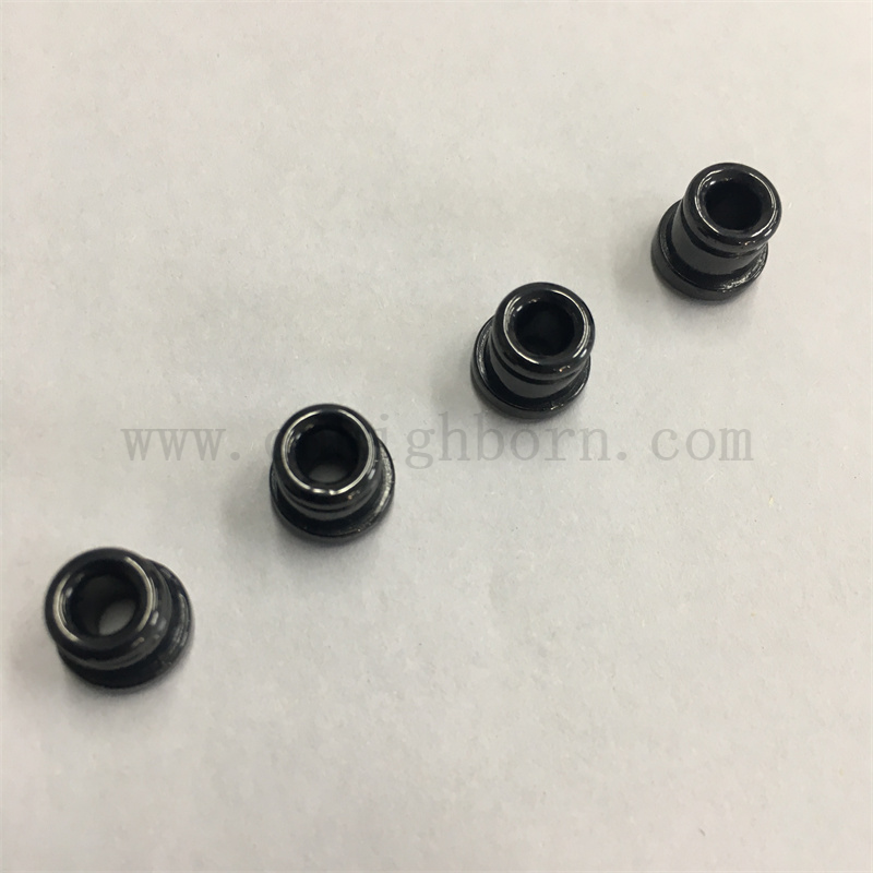 Usure résistance Black Titanium Oxyde en céramique Eyelet Textile Céramique Fil Fil Guide