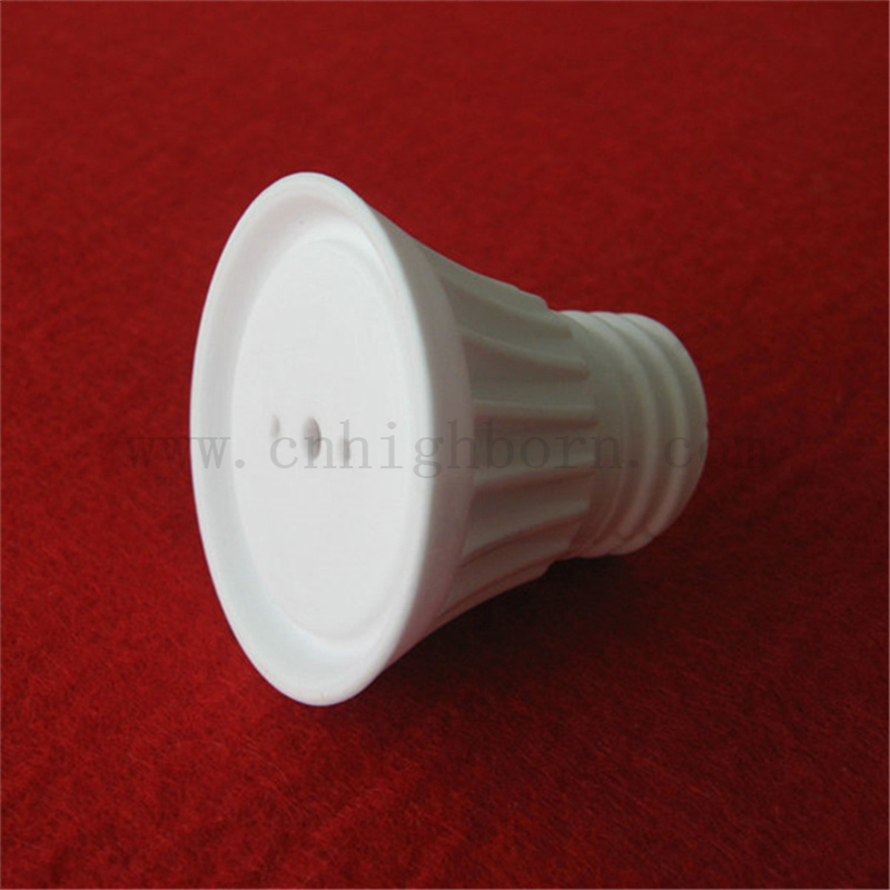 Alumina Ceramic Lampeder Polder AL2O3 AL2O3 lampe irrégulière