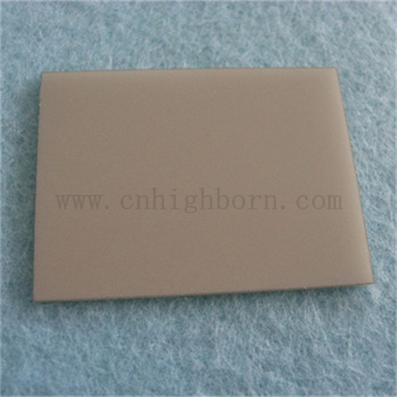 Haute conductivité thermique alumine nitrure céramique AIN Céramic thermor plaque rectangulaire