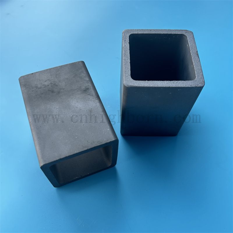 Tube carbure de carbure d'isolateur réaction de dureté haute réaction de pipette en céramique SIC