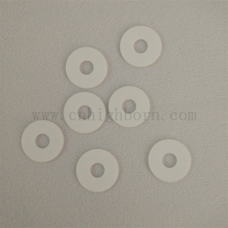 99% AL2O3 Ceramic Ring Alumine Disque en céramique industrielle