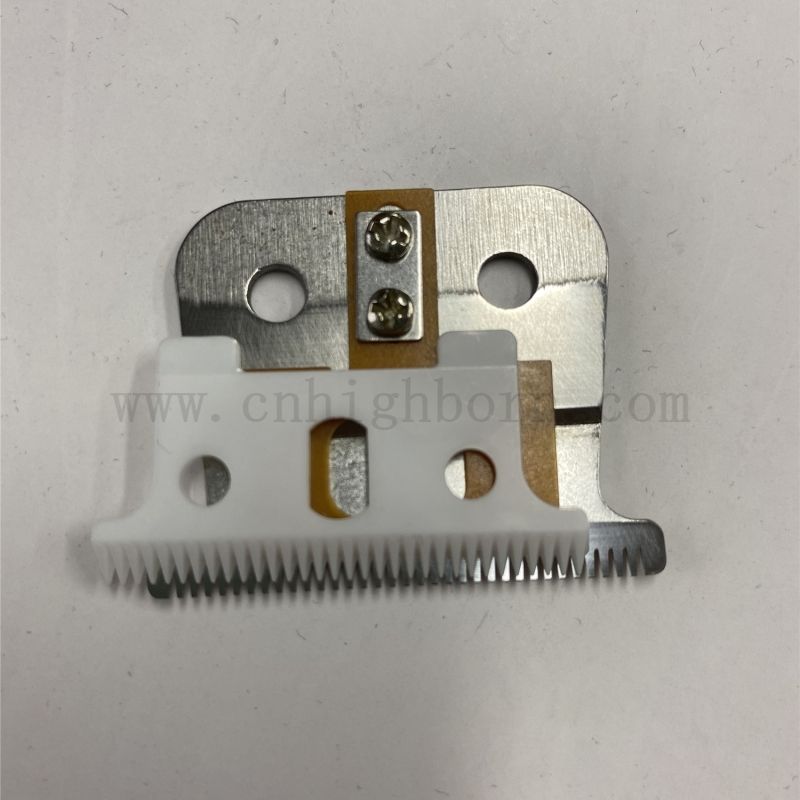 Zircone en céramique en céramique détachable lame de coupe-cheveux animaux avec des lames de remplaçant Clipper de barbere en métal