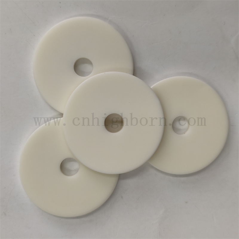 Plaque de céramique d'alumine de polissage de surface personnalisée Plaque Al2O3