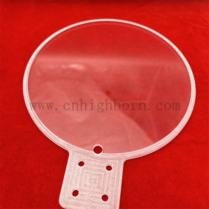 Plaquette de verre de quartz