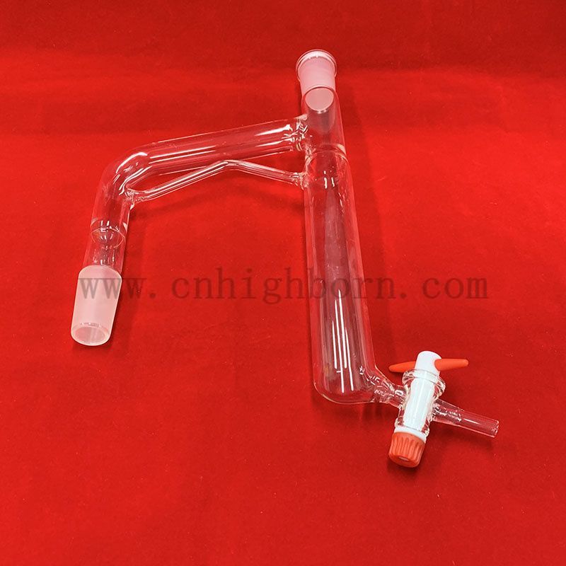 Forme personnalisée transparente Instrument de laboratoire de verre de quartz fusionné