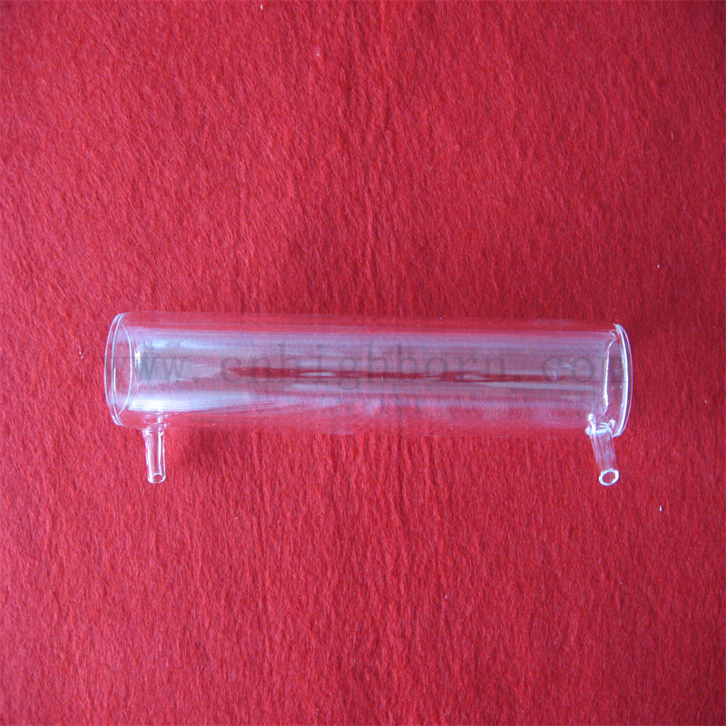 Spectromètre transparent personnalisé Optical Cylindrical Cylinder Type Cuvette en verre quartz