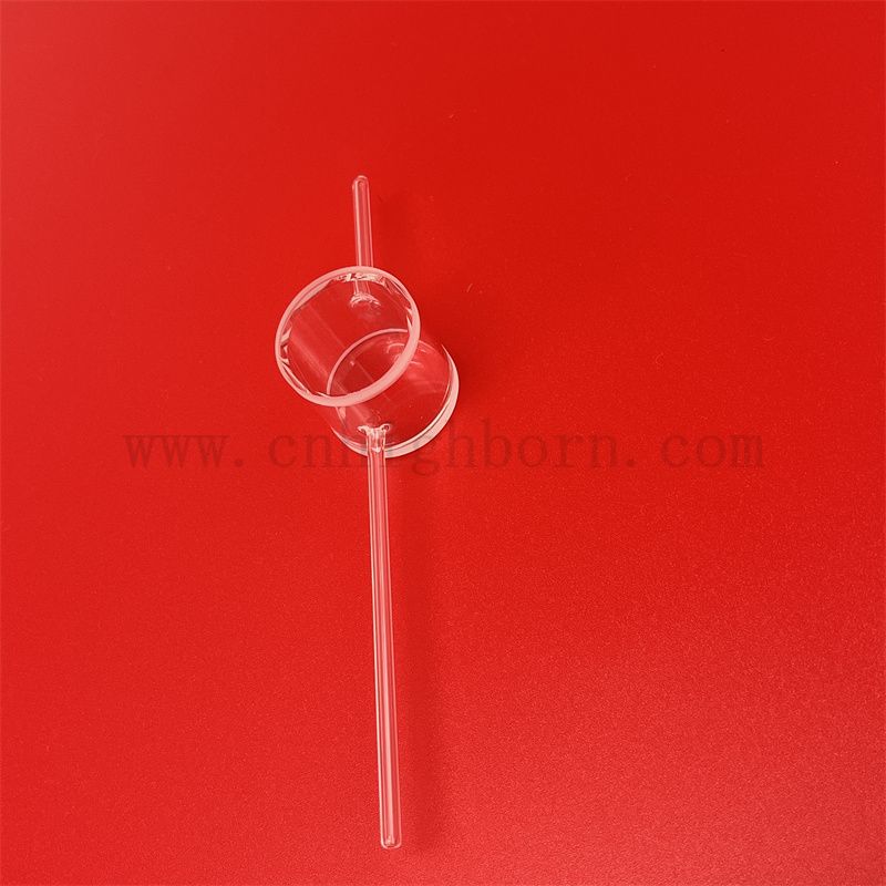 Couvettes de chambre à gaz atomique en verre en verre de laboratoire coule à travers la cellule pour le magnétomètre atomique