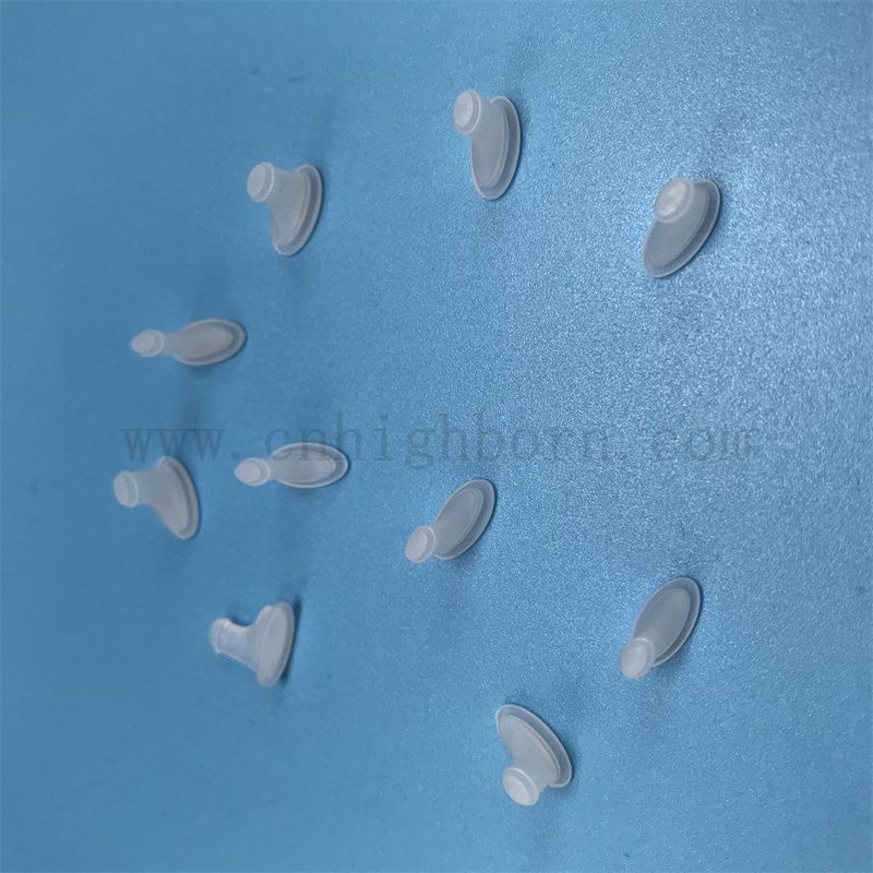 Pièces en caoutchouc en silicone transparent 