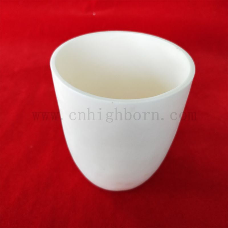Alumine à haute température à haute température 99% AL2O3 Alumine Arc Ceramic Merting Crucible Pot pour le laboratoire