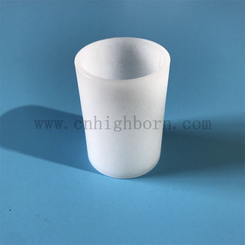 tuyau de quartz opaque