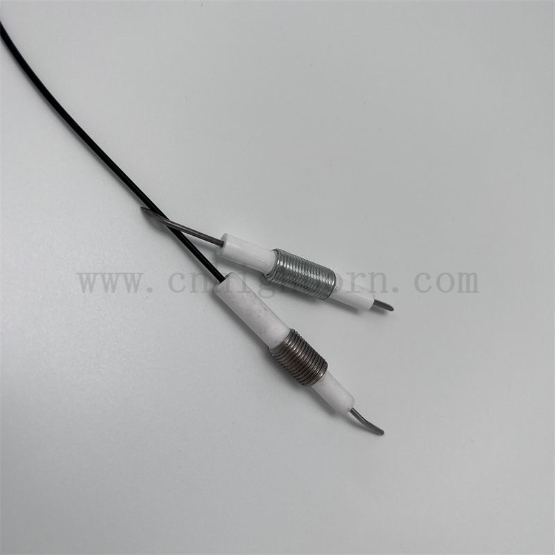 95% AL2O3 Alumine Céramique Culte Allumage Électrode Piezoélectrique Céramique Liquide Niveau Ignteur