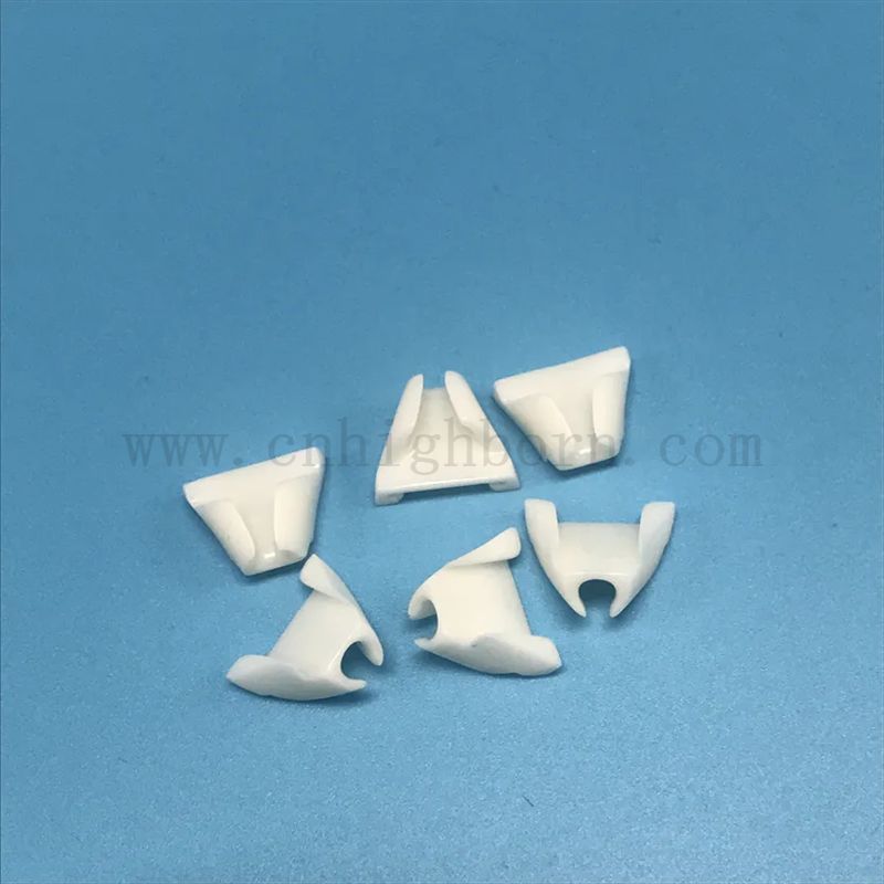 Machines de textile blanc personnalisé Pièces de rechange Zirconia Guide de fil en céramique