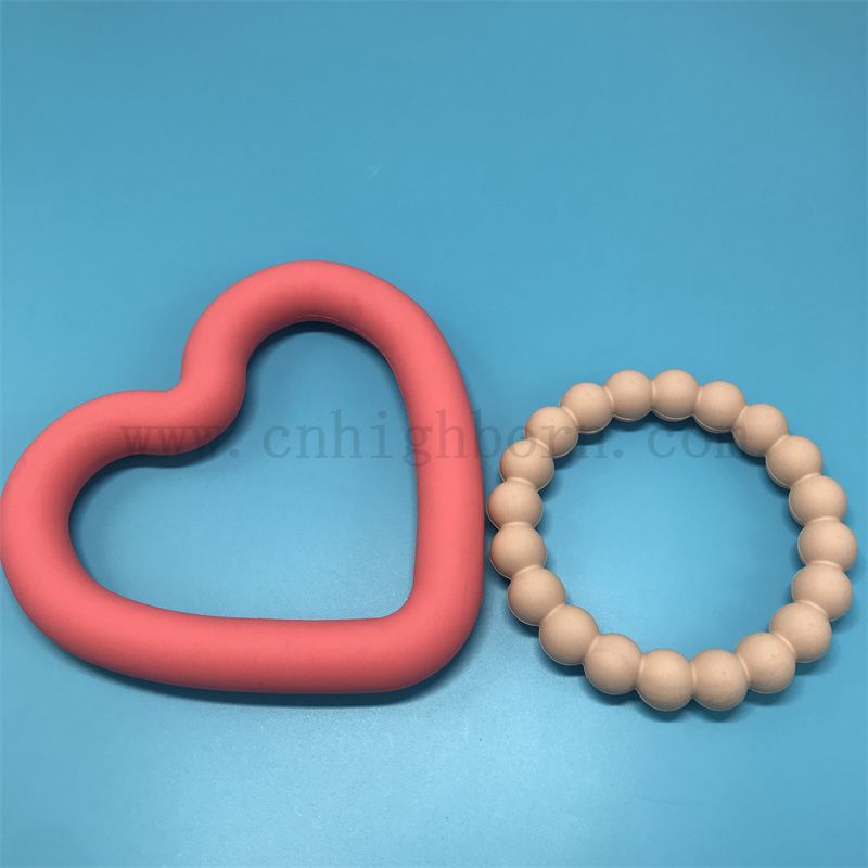 Détaliers de animaux de compagnie en caoutchouc en silicone broyant les aliments résistants aux aliments à anneau de caoutchouc en silicone mordant