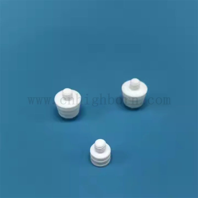 Pièces en céramique en verre machinable à haute précision Vis M4 Macor