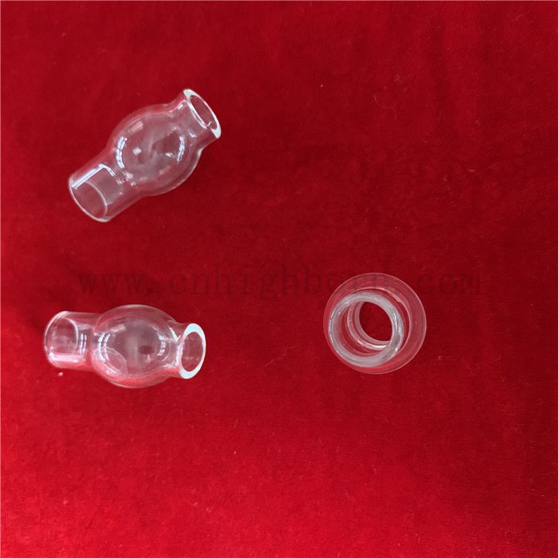  Résistance à la chaleur Forme personnalisée transparent en silice fusionnée