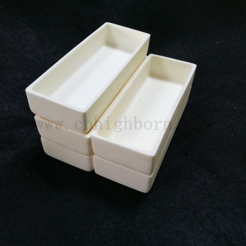 Confractoire Corundum en céramique Boat à combustion 99% AL2O3 CURIGING CURIGIN