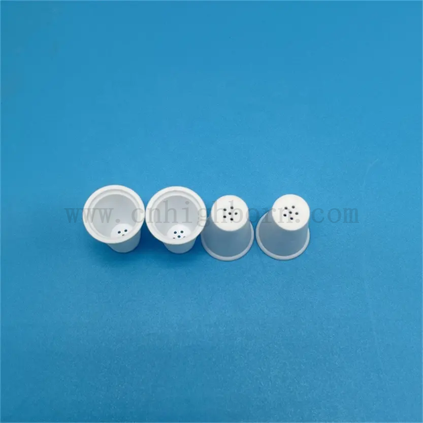 Résistance à haute température tasse d'huile en céramique pour la volatilisation à base de plantes AL2O3 CRUCICILE DE CERAMIQUE