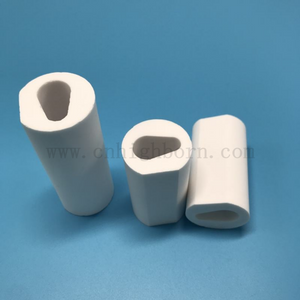  Pièce de tube de céramique en verre blanc machinable Macor personnalisé