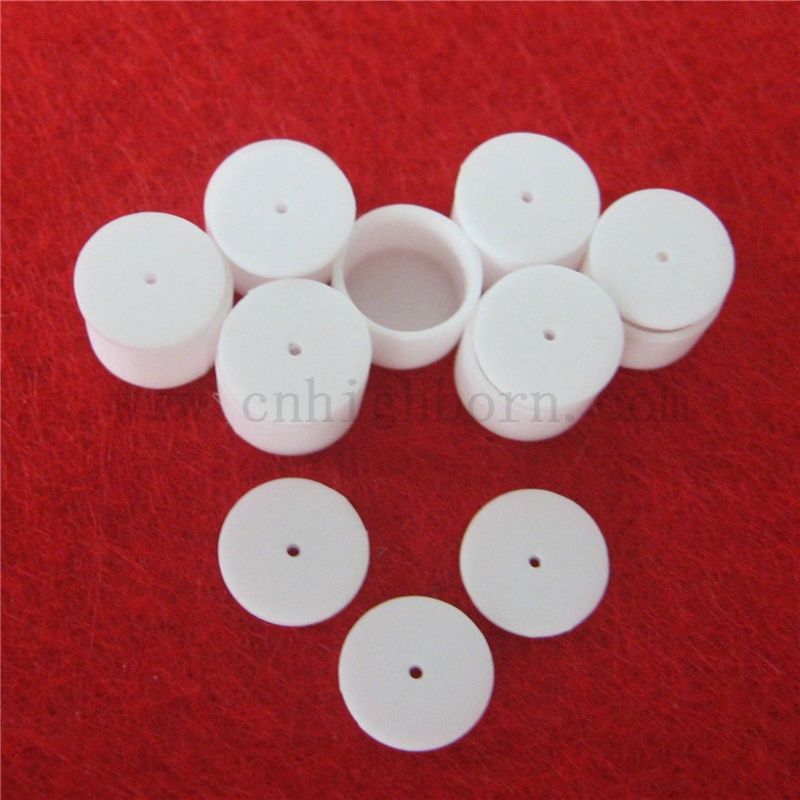 D6,8 x H4mm 99% AL2O3 Analyse thermique en céramique Crucible Alumine Chauffage de chauffage