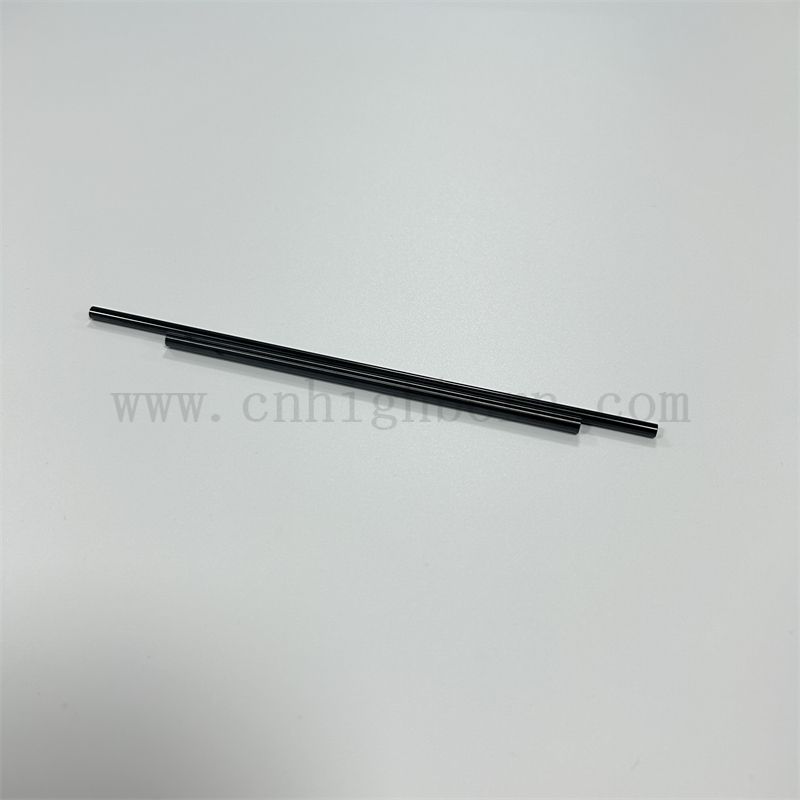 Black Black Yatta personnalisé Zirconia ZRO2 Bar de tige en céramique