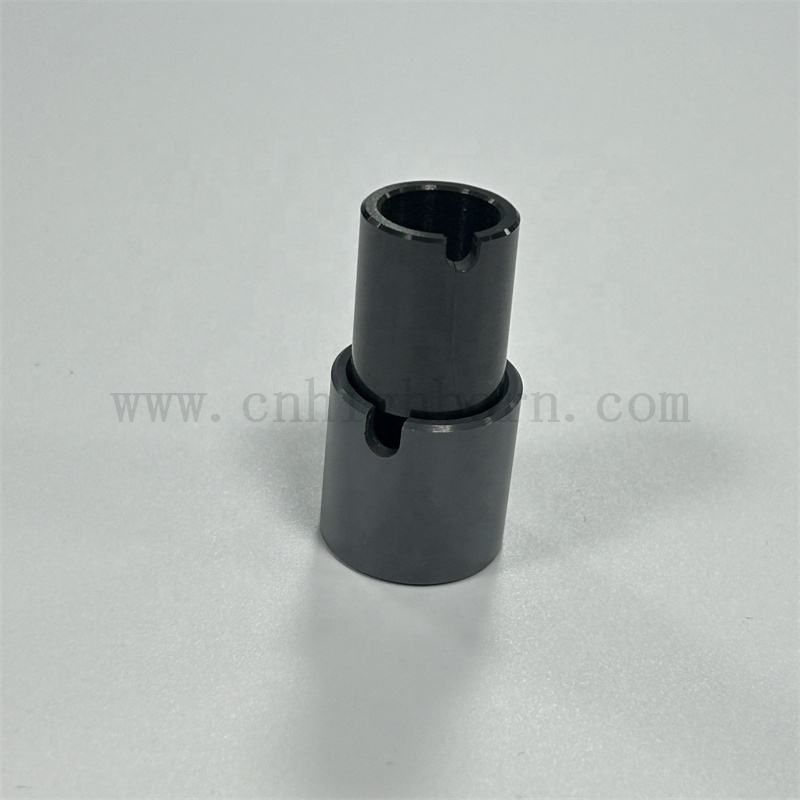Zircone noire tube irrégulier isolant de surface de surface zro2 tuyau en céramique