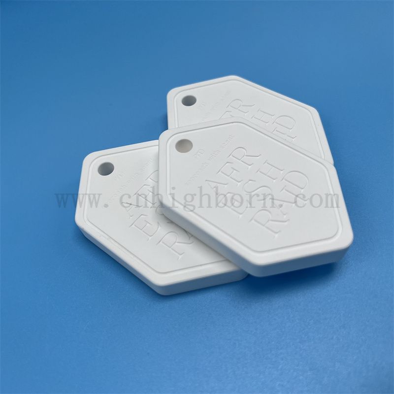 Logo personnalisé Hangable Gypsum Aromatherapy comprimés Plaque en céramique pour en pleine expansion du parfum 