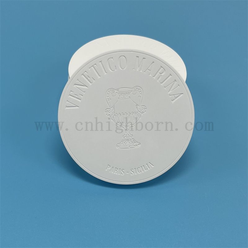 Logo Side Single personnalisé suspendu gypse arôme plaque poreuse en céramique en expansion comprimé de parfum