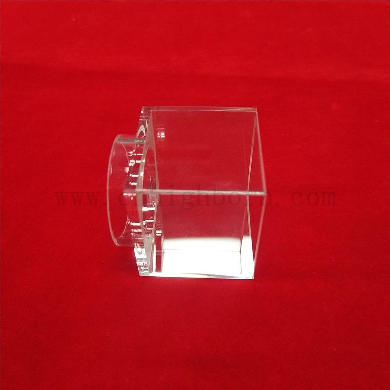 Ustensiles de laboratoire Flux de prix UV Spectrophotomètre en quartz cuvette en verre