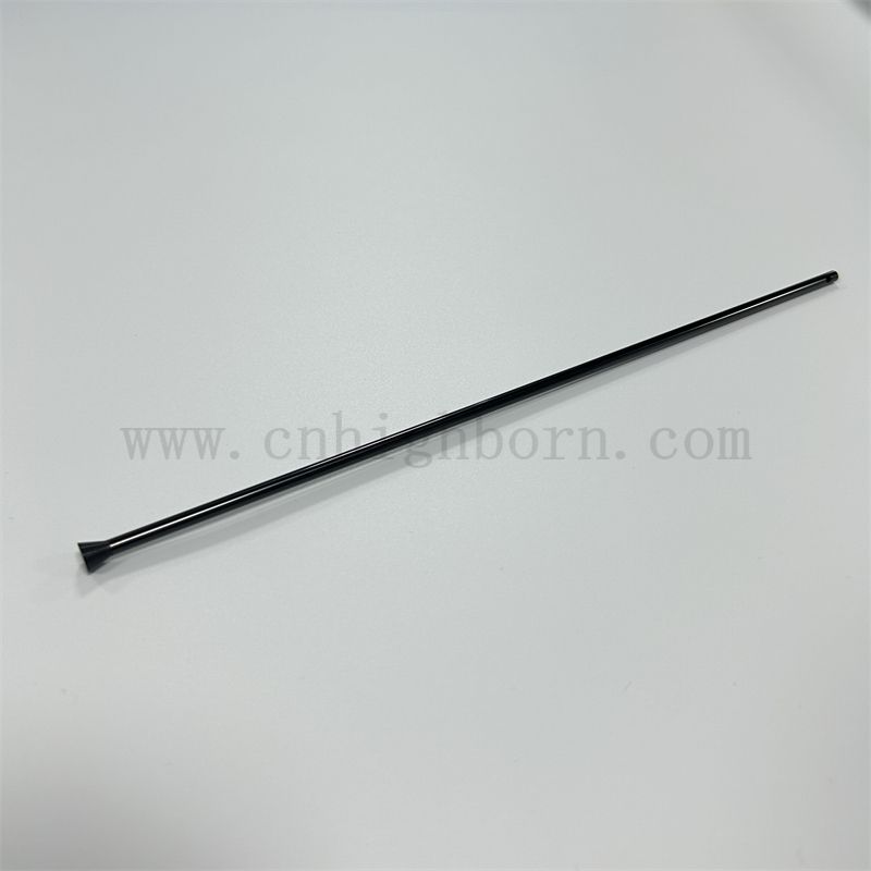 Barre en céramique / tige de zirconium noir personnalisé Haute dureté OEM Résistant à la corrosion