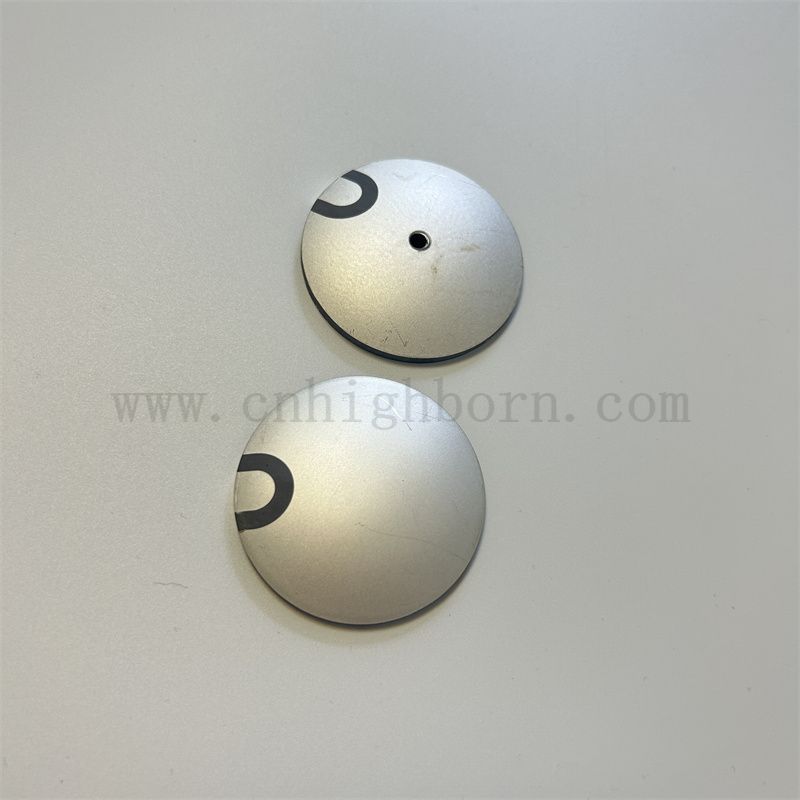 Transducteur vibrant ultrasonique haute puissance personnalisé disque en céramique piézoélectrique