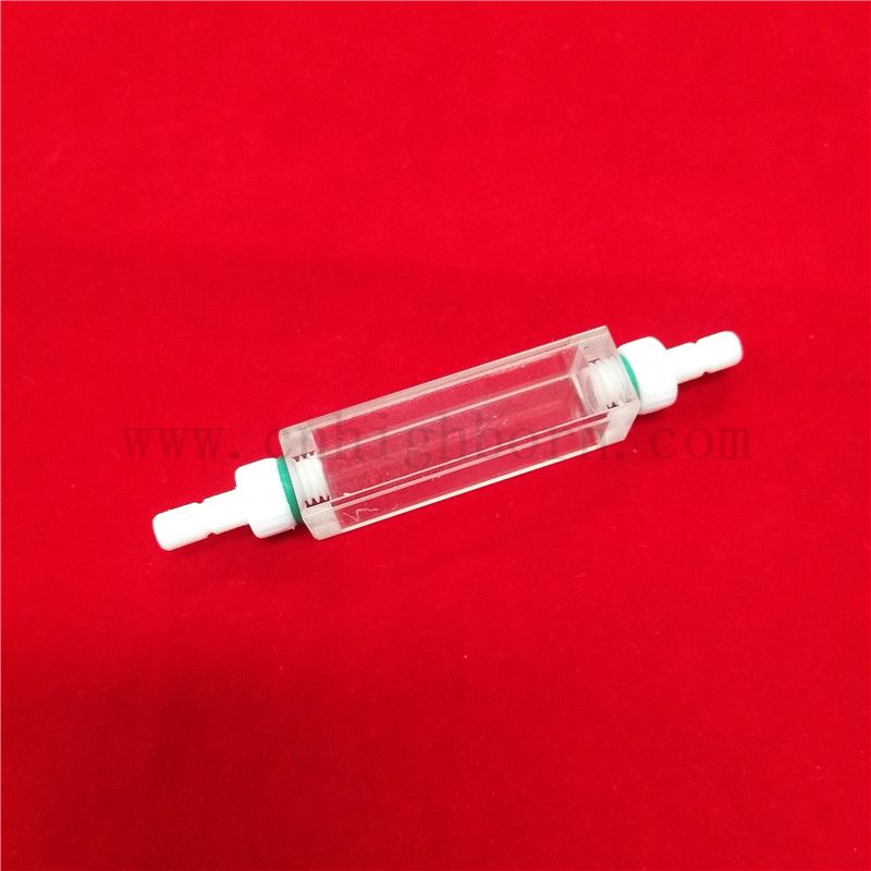 Recherche de laboratoire Clearz en verre Cuvette de précision CUVECTE DE PRÉCISION POUR LE RECORT AVEC TIP DE CONNECTION