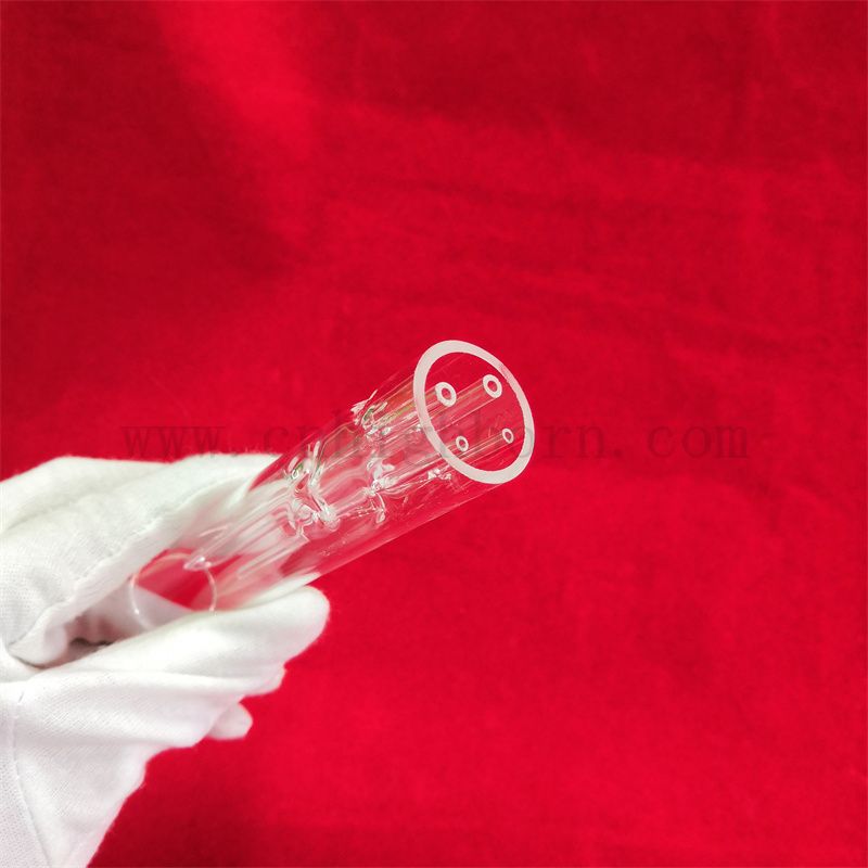 tube en verre de quartz personnalis&eacute;